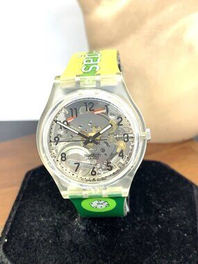 Swatch Unisex Watch GK209L Las Vegas Swiss Quartz Vintage 1994 Rubber 34mm